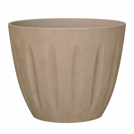 L&G SOLUTIONS 10 in. H X 12 in. D Polyresin Spritzer Planter Terracotta PVI8012TTI